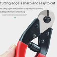 thumbnail image 5 of OuBang 8-Inch Heavy-Duty Steel Wire Rope Cutter - Compact Mini Cable Cutting Pliers with Safety Brake Line, Easy Maintenance, European-Style Design - Green, Bulk Packed (1 Piece, PP Bag, No Logo) -, 5 of 5