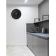 thumbnail image 4 of Reloj de Pared QZ Plata con fondo Negro 30 cm x 4 cm RLPLNE, 4 of 6