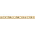 thumbnail image 3 of Auriga 14k Yellow Gold 4.75mm Anchor Chain Necklace 18inch for Women, 3 of 6