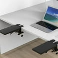 thumbnail image 3 of Maoww Wood Computer Arm Rest for Desk Folding Computer Desk Extender for Desk Black, 3 of 9