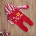 thumbnail image 3 of Baby Boy Girl Christmas Outfit Unisex Baby Christmas One Piece Hood Jumpsuit, 3 of 6