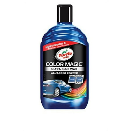 Turtle Wax Color Magic Ultra Shades of Blue New Formula Colored Car Polish Cleans