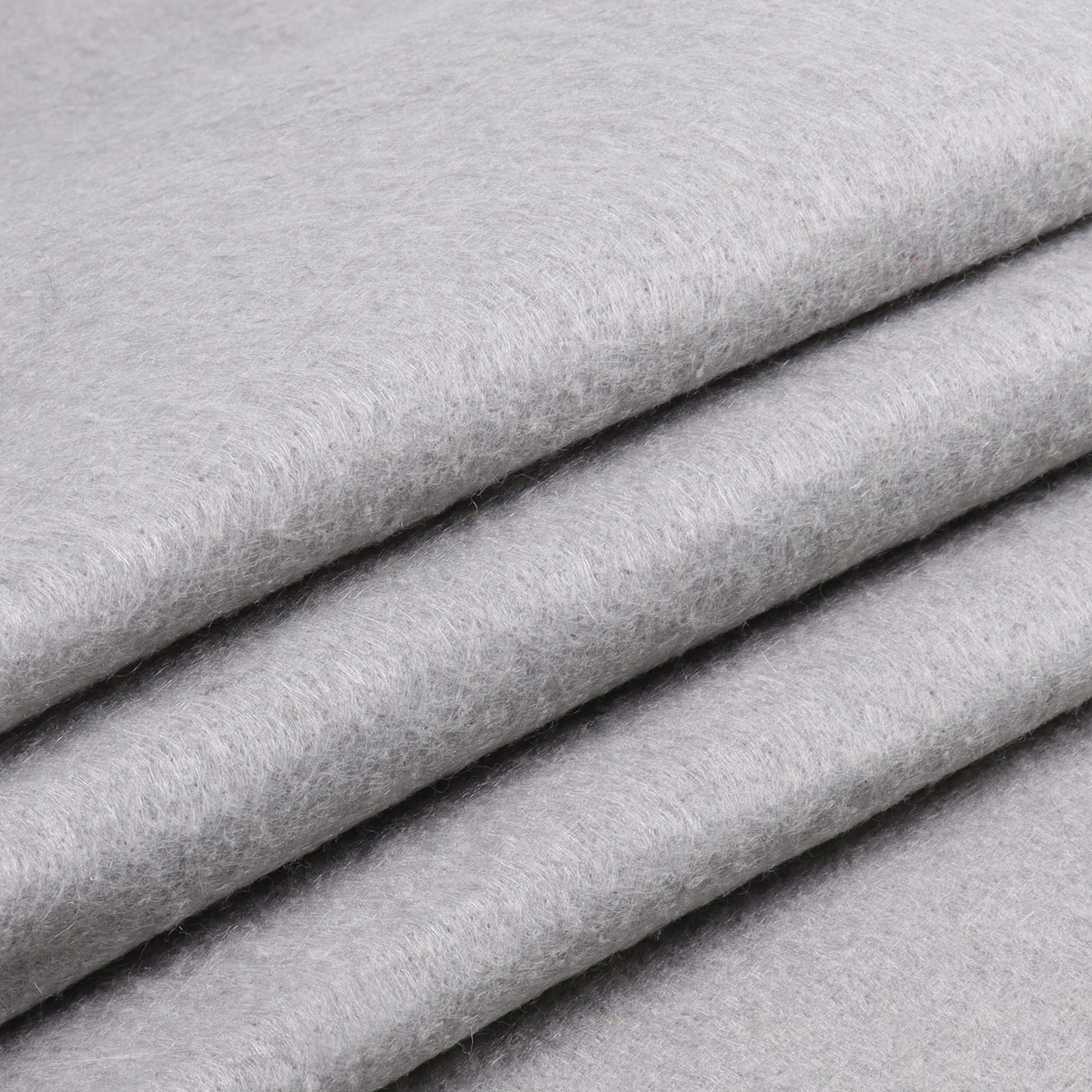 Craft Felt Fabric Sewing Felt Sheets Nonwoven for Patchwork DIY, Cards, Carpet Sold by the Yard Gray