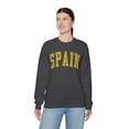 thumbnail image 7 of Spain Sweatshirt Gifts Crew Neck Shirt Long Sleeve Unisex, 7 of 7