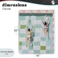 thumbnail image 4 of Stupell Industries Contemporary Twin Swimmers in Pool Canvas Art, 16 x 20, by The Prints Vibe, 4 of 8