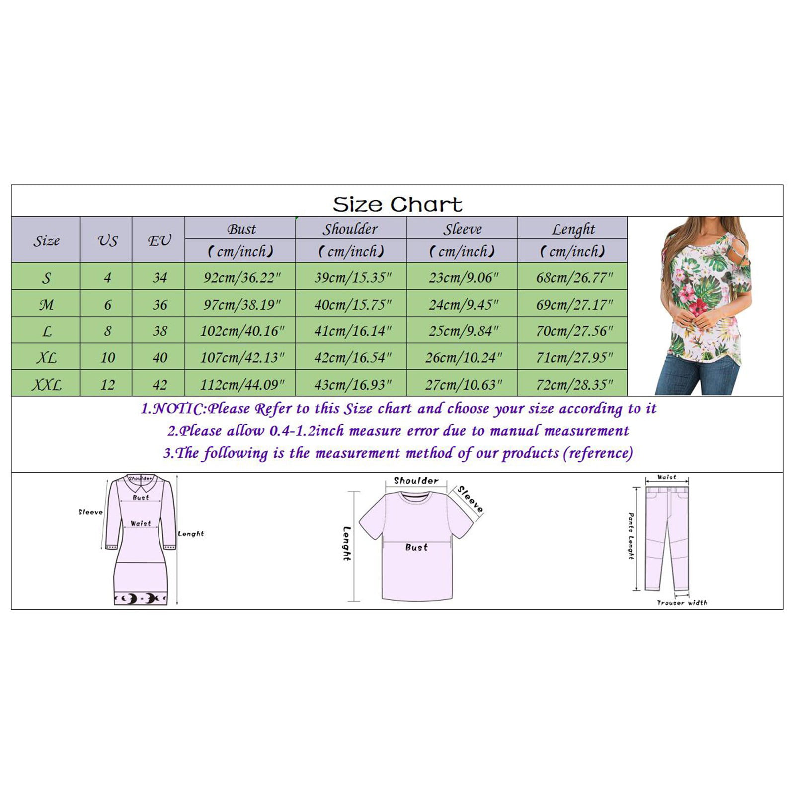 Nkoogh Overnight Delivery Items Prime Womens Clothes Tee Shirt Women Women Floral Printed Short Sleeve Strappy Cold Shoulder T Shirt Tops Blouses