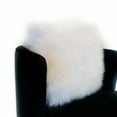 thumbnail image 2 of Plutus Off White Faux Fur Luxury Throw Pillow-Size:26" x 26", 2 of 3