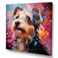 thumbnail image 2 of Designart "Reverie Of The Yorkie Doge IV" Animals Dog Wall Decor, 2 of 7