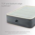 thumbnail image 6 of Open Box Intex PremAire I Fiber-Tech Air Mattress Bed with Built-In Pump, Full, 6 of 12