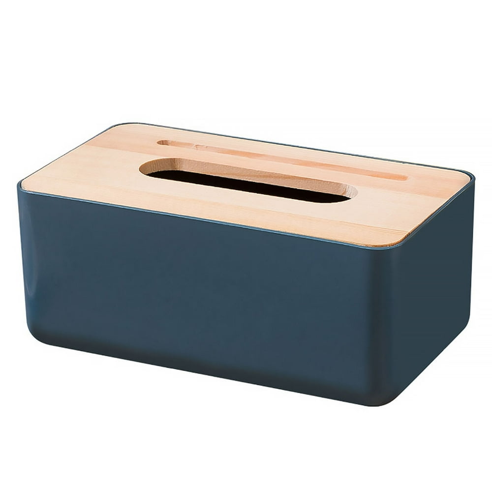 Tissue Box Holder Household Wooden Cover Paper Container Napkin Storage