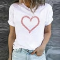 thumbnail image 2 of Tunique d'Été Tops pour Femmes 2023 Col Rond Baseball Imprimé Blouses Tendance Décontracté Confortable Manches Courtes Shirts, 2 of 5