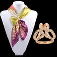 thumbnail image 3 of 2 Piezas Clip Hebilla 3 Anillos para Accesorios Elegante para Mujer Sunnimix anillos de bufanda para mujer, 3 of 8