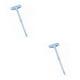 thumbnail image 2 of Toystoory Limpiador de ventana Cepillo Raspador de polvo Removedor sanitario Escobilla de goma Azul Azul 2Conjunto, 2 of 6
