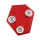 thumbnail image 3 of Soporte de pie de extensión para moto scooter Baoblaze rojo Placa de almohadilla de extensión de Kickstand, 3 of 7