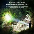 thumbnail image 5 of Rechargeable Flashlights High Lumens, 990000 Lumens Super Bright Flashlight, 5 Modes LED Powerful Flashlight Adjustable & Waterproof, Versatile Tactical Flashlight for Emergencies, Hiking, Camping, 5 of 9
