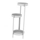 thumbnail image 3 of Estante esquinero para maceta, soporte metálico para plantas de 3 niveles, decoración del hogar para jardín interior Blanco Cola Estante de macetas, 3 of 8