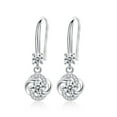 thumbnail image 2 of SPRING PARK Women Drop Earrings Cubic Zirconia Tassel Four-leaf Clover Jewelry Gift for Birthday, 2 of 7