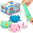 thumbnail image 1 of Squishy Toys YoYa Toys Squisheez Axolotl, paquete de 4 unidades para niños y adultos, 1 of 8