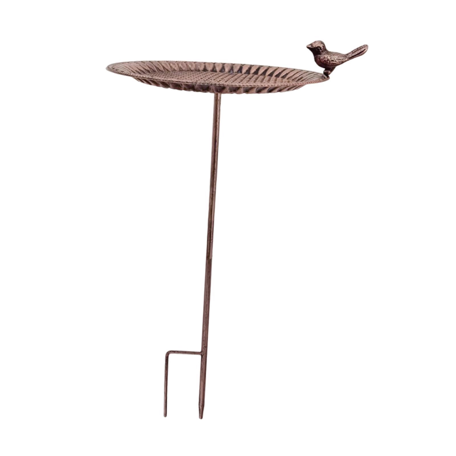Zxpjkyu Bird Feeder Modern Easy to Install with Stake for Backyard Outside Flowerbed