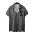 thumbnail image 1 of Camisas de Manga Larga para Hombres Blusa Cómoda de Cuello de Impresión, Camisa Casual de Poliéster para Uso Diario, de Fiesta Y de Primavera de Verano, 1 of 4