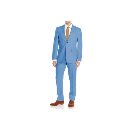 DTI GV Executive Men's Linen Suit 2 Button Modern Fit Summer Blazer Coat Pants Italian