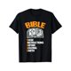 thumbnail image 2 of playera gráfica para hombre con diseñoBIBLE BASIC INSTRUCTIONS BEFORE LEAVING EARTH Fashion Flat Digital Print Men's T-Shirt, Pure Cotton Comfortable Casual Wear, Trendy Design, High-Quality Short S, 2 of 8