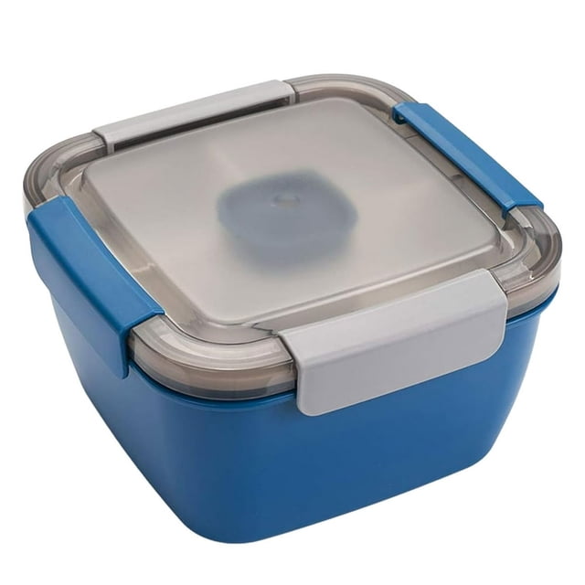 MesaSe Salad Lunch Container To Go 1 Salad Bowls Salad Dressings Container for Salad Toppings Snacks Men Women