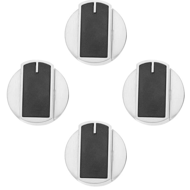 4pcs Universal Burner Control Knob Gas Stove On-Off Knob Replacement Parts