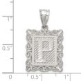 thumbnail image 3 of FJC Finejewelers Sterling Silver Initial P Charm, 3 of 4