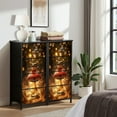 thumbnail image 6 of Cottagecore Dresser for Bedroom with 4 Storage Drawers Fantasy Frog Glowing Mushroom Amid Golden Mist Dressers Chest of Drawers Steel Framed Fabric Closet Organizers for Entryway, 6 of 7