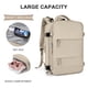 thumbnail image 3 of Mochila de viaje coowoz Large-L impermeable para mujeres y hombres, color caqui, 3 of 7