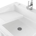 Outdoor Freestanding Laundry Utility Sink Washing Tub Wash Station Sink