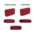 thumbnail image 4 of Classic Flap Insert organizer Felt material Women Makeup Bag liner Travel Portable Cosmetic Bag Shaper, 4 of 7