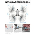 thumbnail image 3 of Protector De Hélice, Protector De Hélice De Drones De 4 Piezas De Alta Dureza Extraíble Que Evita Colisiones Para Accesorios De Drones, 3 of 7