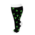 thumbnail image 1 of 3 Packs Plus Size Compression Socks Wide Calf For Women & Men Large Size Knee High Support Stockings For … Stockings compression stockings Multicolor, 1 of 2