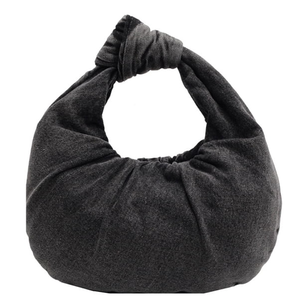 Hobo Bag Dumpling Mujer Fruncido Cierre Magnético Lona para Viajes