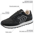 thumbnail image 4 of Ecetana Womens Retro Lace-Up Sneakers Mesh Upper Casual Walking Shoes, 4 of 7