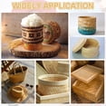 thumbnail image 6 of Uxcell 21.87 Yard Paper Weaving Cane 0.6" Wide 12-Ply Basket Making Supplies Yellow, 6 of 7
