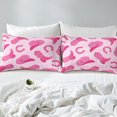 thumbnail image 4 of Erosebridal Cowgirl Bed Sheets Cute Kawaii Pink Cowgirl Full Bedding Set Gifts Women Cowboy Hat Boots Horseshoe Fitted Sheet Wild West Style Cowgirls Bed Cover 2 Pillow Cases Room Decor, 4 of 5