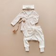 thumbnail image 1 of Combinaison Imprimée pour Tout-Petit Fille Garçon + Pantalon + Bandeau à Manches Longues costume Mignon, 1 of 4