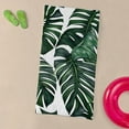 thumbnail image 3 of CafePress - Monstera Leaves Pattern - Large Beach Towel, Soft 30"x60" Towel with Unique Design, 3 of 3
