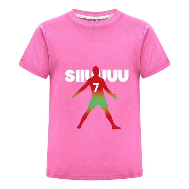 Playera CR7 con Diseño para Niño | Camiseta Casual y Deportiva