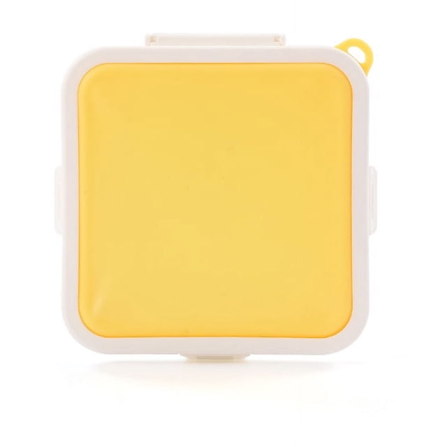 Caja de almacenamiento para conservación de pan de sándwich, caja bento portátil de silicona para exteriores, para trabajadores de oficina, estudiantes, con calefacción y sellada