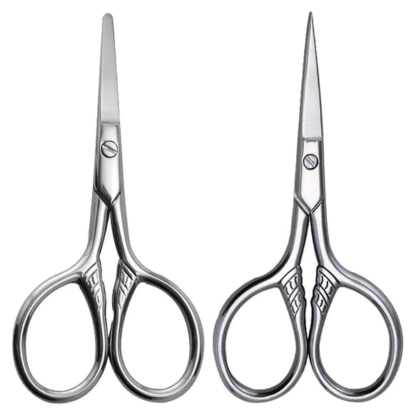 MOVTOTOP Eyebrow Grooming Tools 2Pcs Stainless Steel for Men On-the-go Use