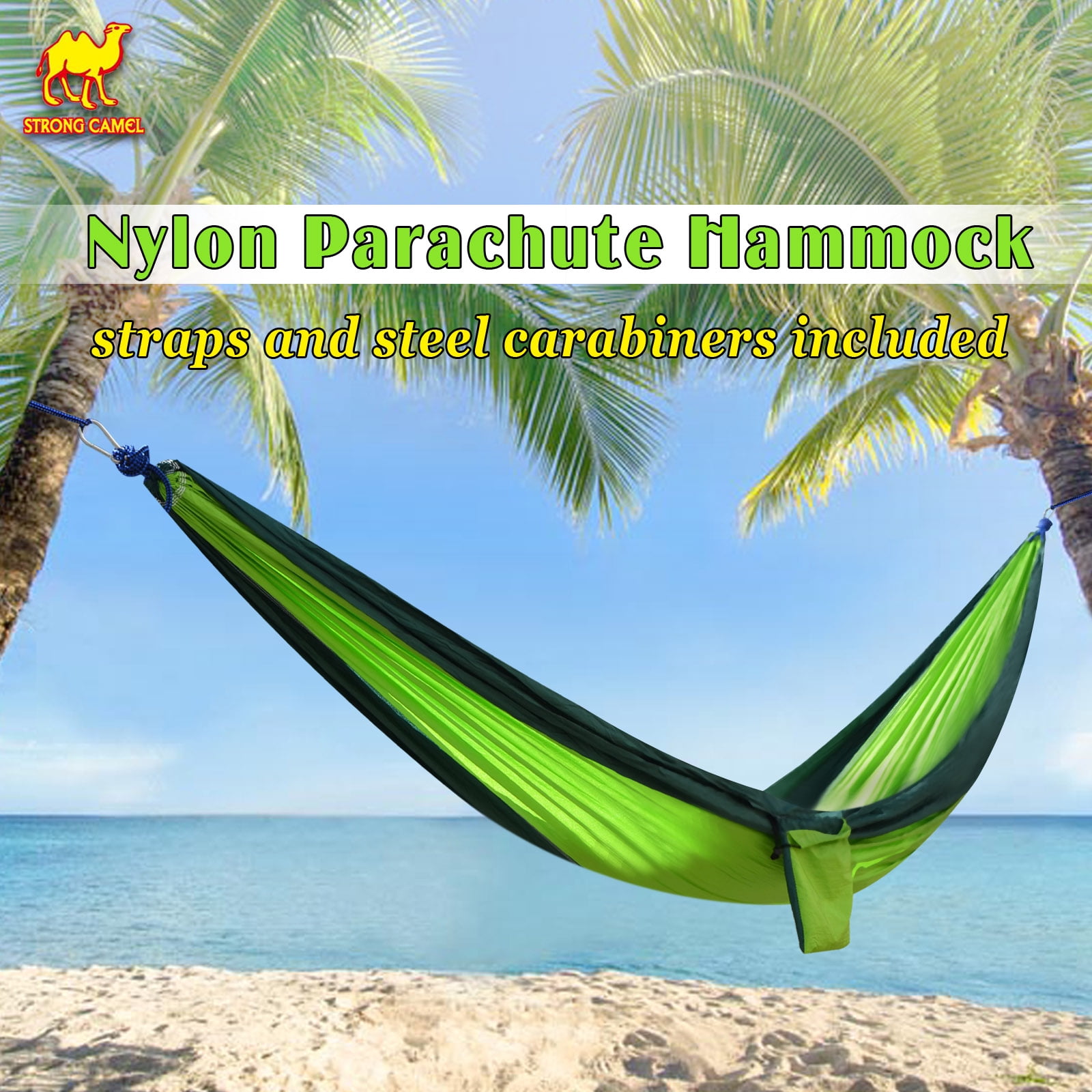 Sunny Portable Nylon Parachute Hammock Light Travel Camping Hiking ...