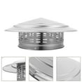 thumbnail image 1 of BRIGHTFUFU Capuchons de Cheminée de Toit Capuchon de Cheminée en Acier Inoxydable 304 Imperméable pour Usage Extérieur Lot de 1, 1 of 8
