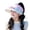 White, variant on Kids Sun Hat with Built-in Fan for Outdoor Summer Adventures Wide Brim Unisex Child Beach Cap