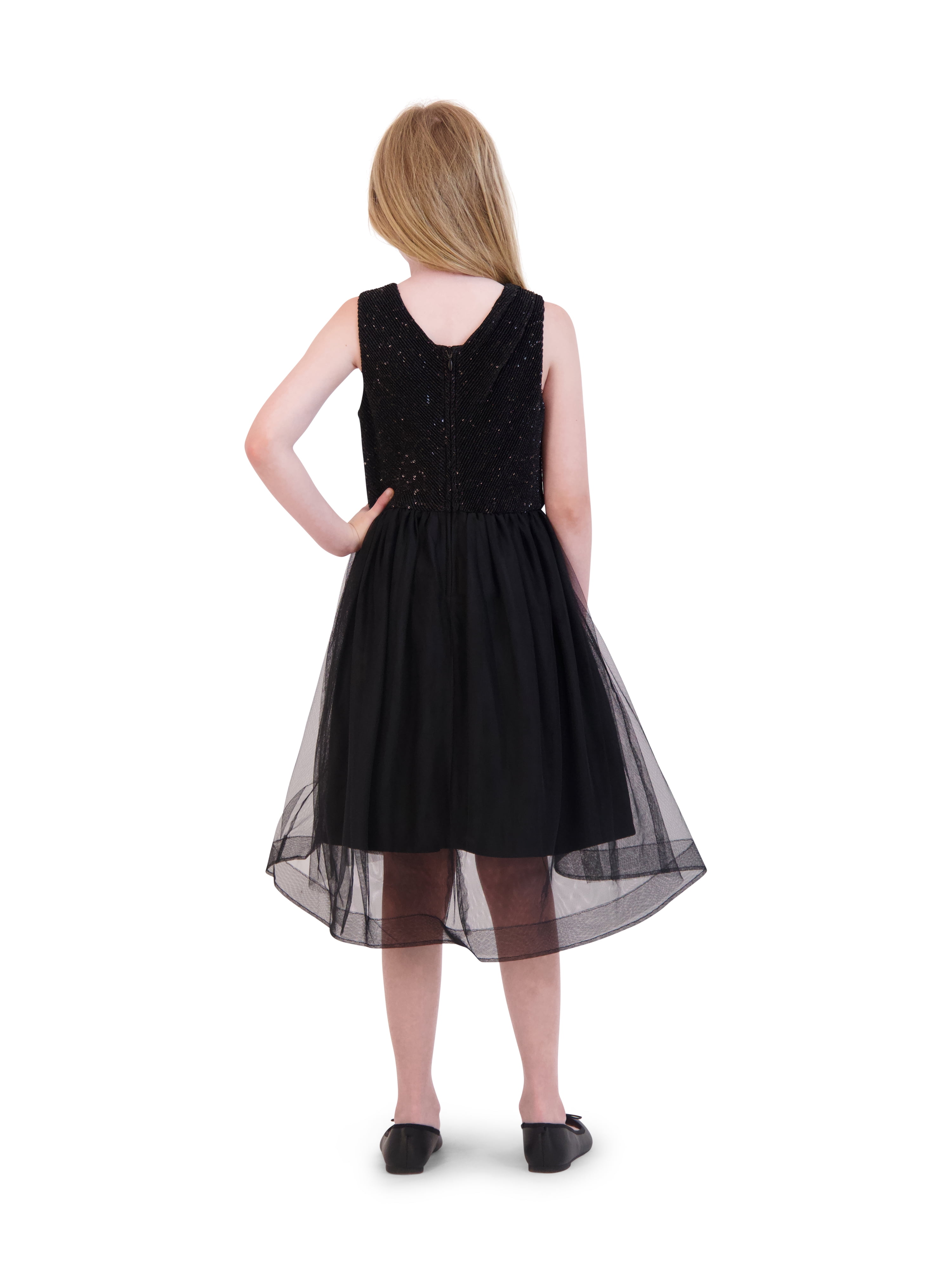 Kensie Girl Sequin Mesh Dress, Sizes 4-16