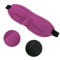thumbnail image 3 of Unique Bargains 1 Pc Square 3D Sleep Mask Soft 3D Eye Shade Cover for Rest for Travel Red Purple, 3 of 6