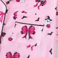 thumbnail image 6 of Elegyee 2 Piece Halloween Pajamas Toddler Girls Short Sleeve Top Shorts Sleepwear Pjs, Size 4-5, 6 of 8